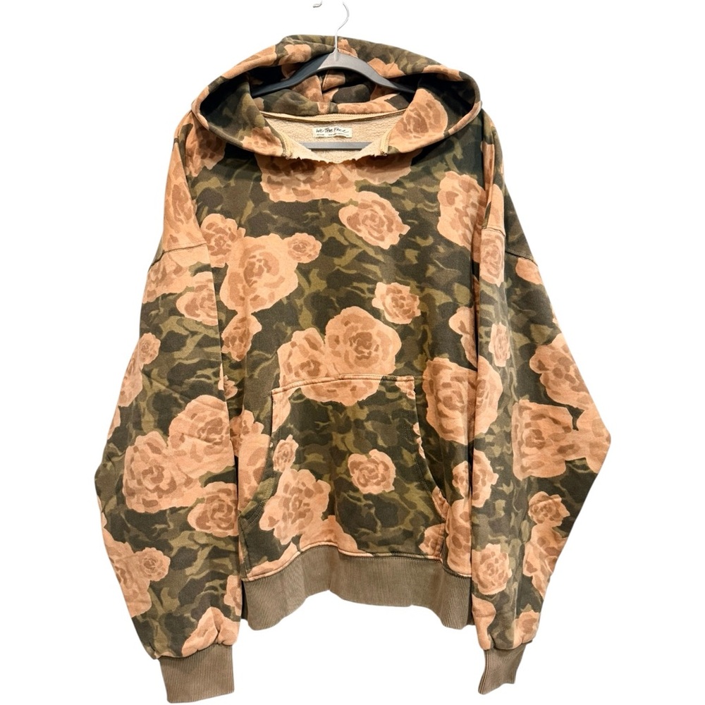 NWT We the Free People It's A‎ Vibe Oversized Floral Hoodie Sweatshirt Medium - Picture 4 of 7